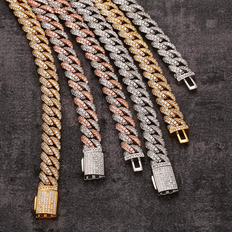 Iced Out Miami Cuban Link Chain Necklace