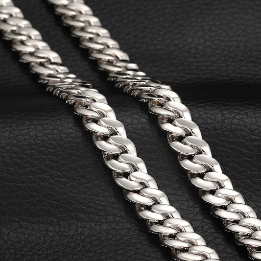 Iced Out Miami Cuban Link Chain Necklace