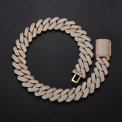 Titan 25mm Iced Cuban Link Necklace