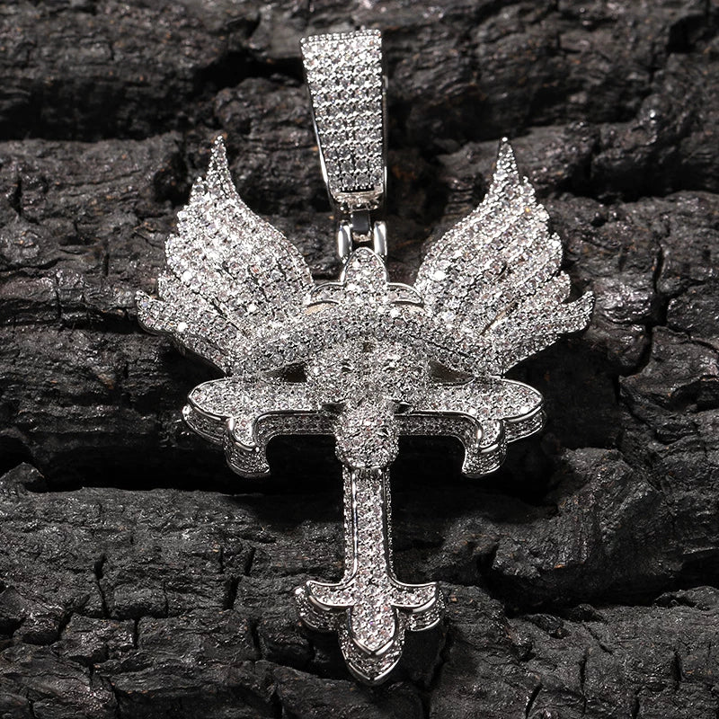 The Seraph Cross Pendant Necklace