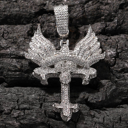The Seraph Cross Pendant Necklace