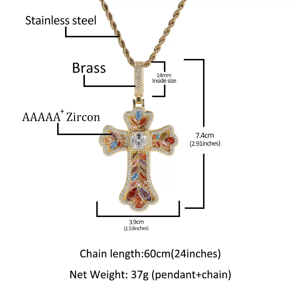 Eden Cross Pendant Necklace