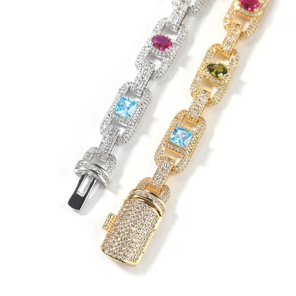 Riviera Gemstone Y-Chain Set
