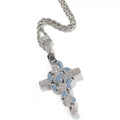 Serpent Cross Pendant Necklace