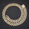 Luxe 16mm Baguette Cuban Link Necklace