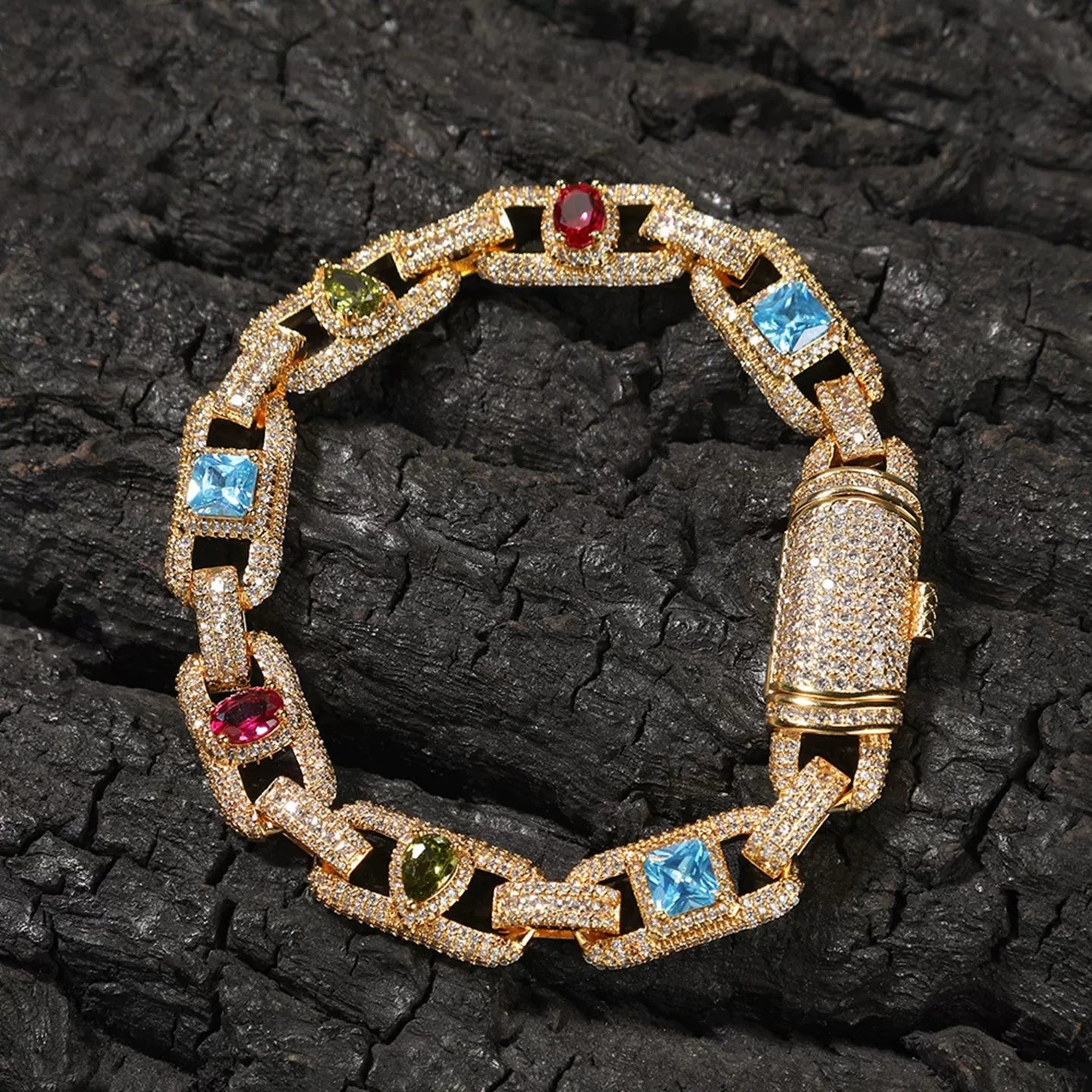 Riviera Gemstone Y-Chain Set