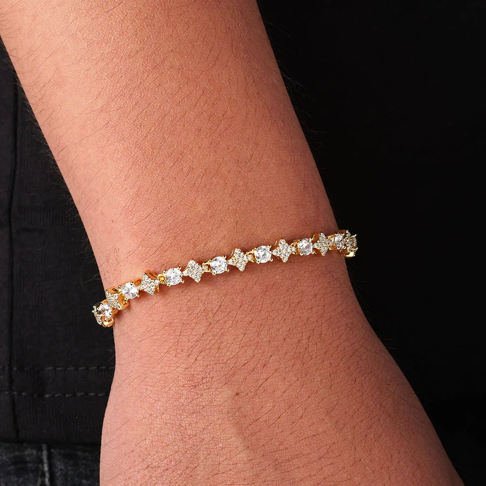 Star Link CZ Tennis Bracelet