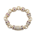 Memento Skull Iced Belcher Bracelet
