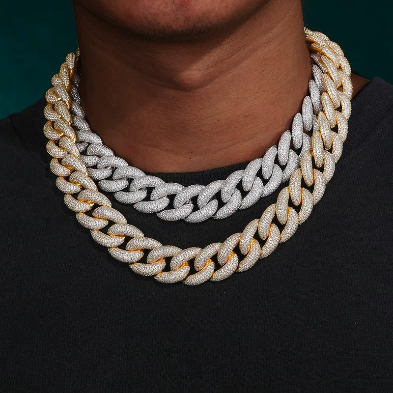 Dome 20mm Iced Cuban Link Necklace