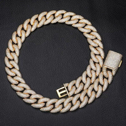 Dome 20mm Iced Cuban Link Necklace
