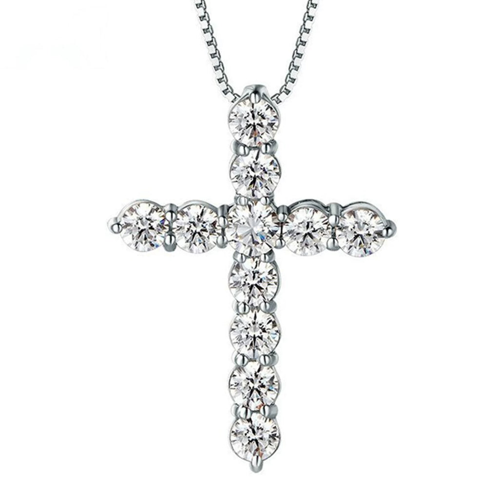 Crystal Cross Necklace