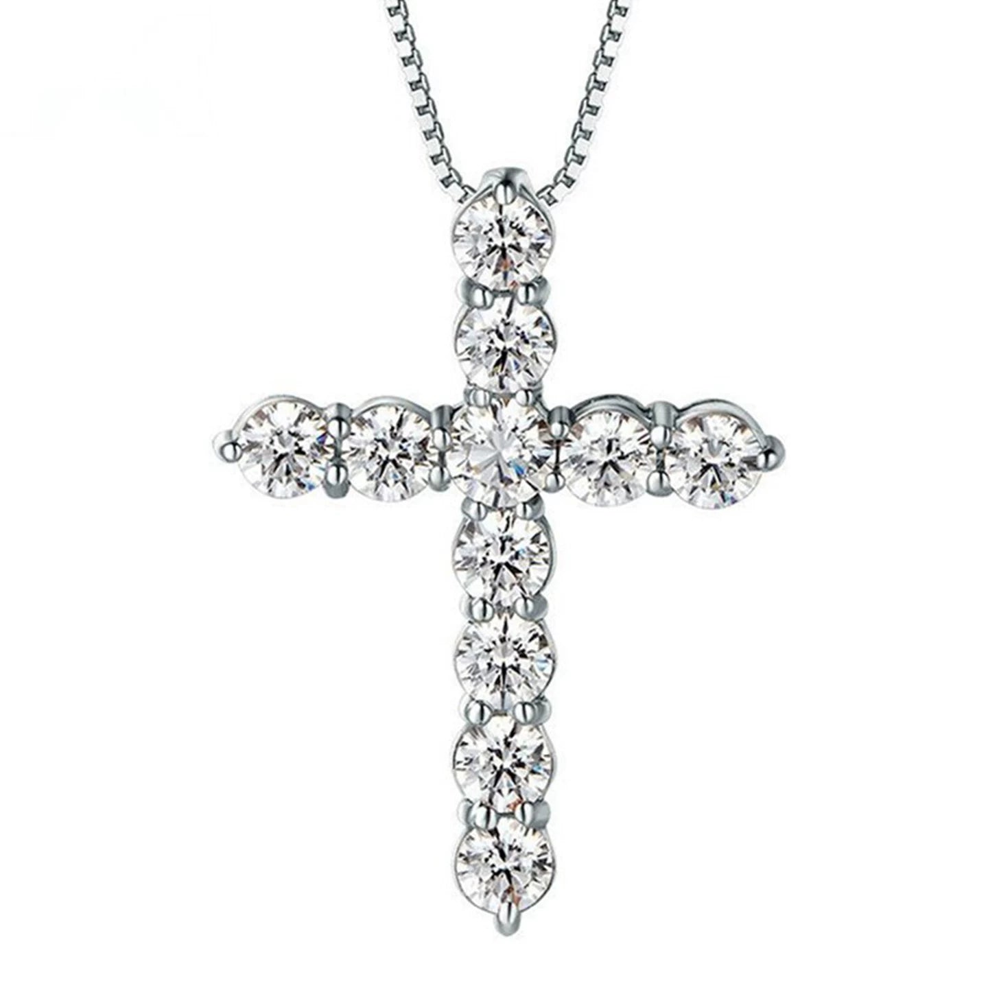 Crystal Cross Necklace