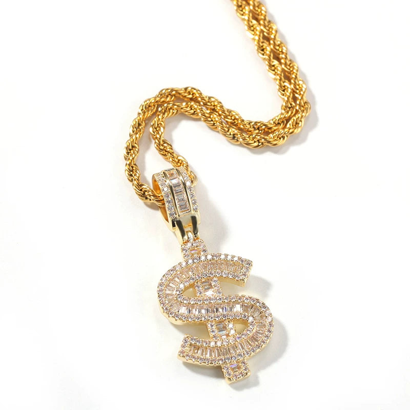 Dollar Sign Pendant Necklace