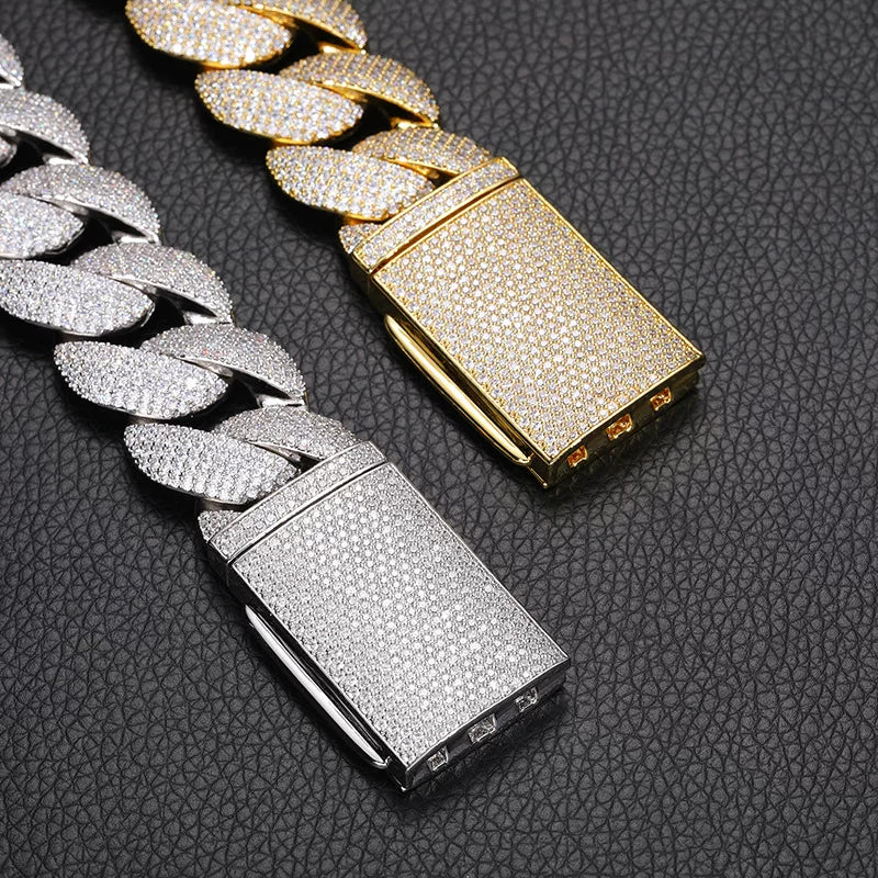 Glacier 20mm Full Iced Cuban Bracelet