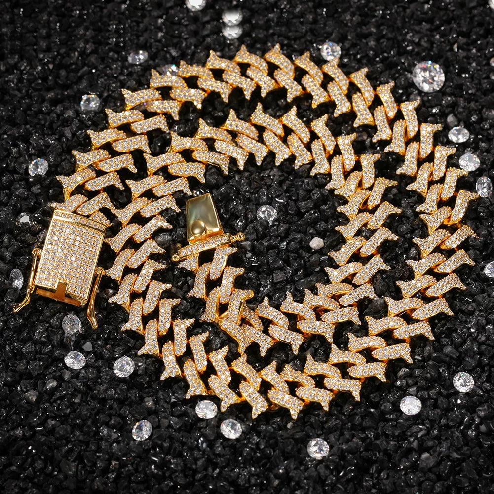Thorns Iced Cuban Link Chain