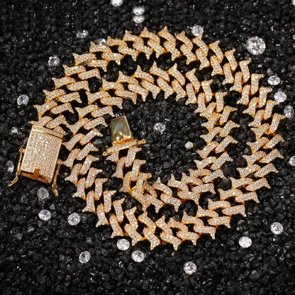 Thorns Iced Cuban Link Chain