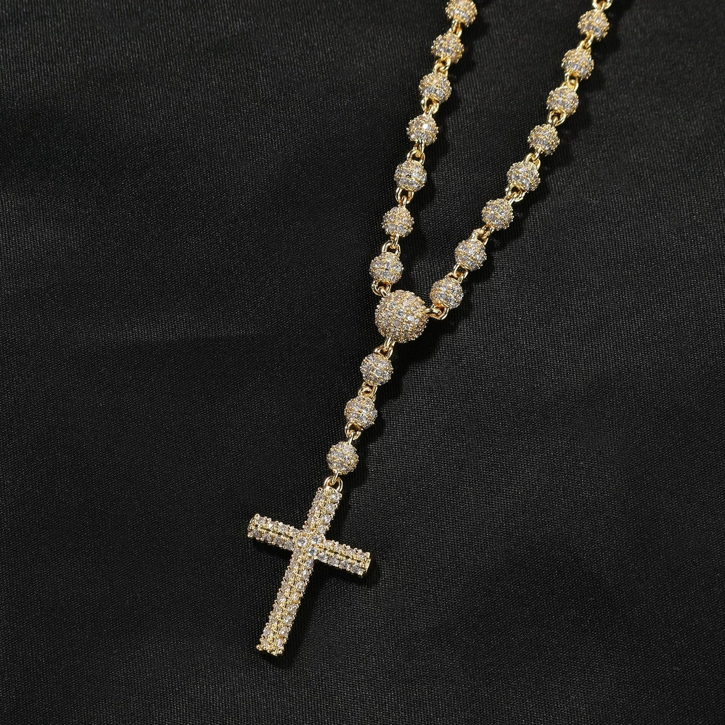 Rosary Cross Necklace