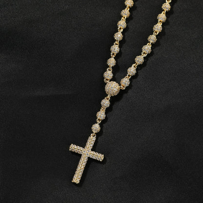 Rosary Cross Necklace