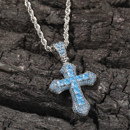 The Spectrum Cross Pendant Necklace
