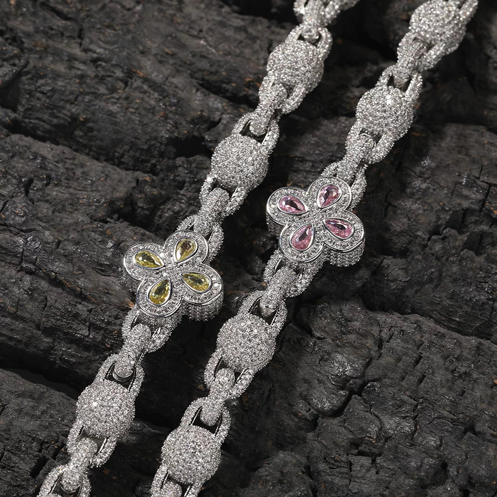 Petal Bloom Iced Mariner Chain Set