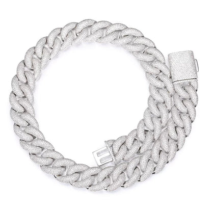 Dome 20mm Iced Cuban Link Necklace