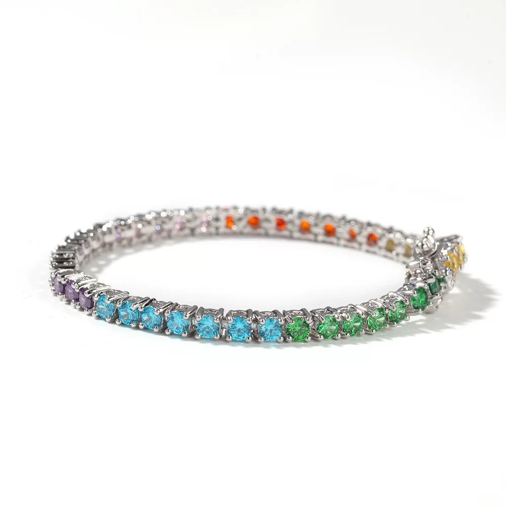 The Spectrum Tennis Bracelet