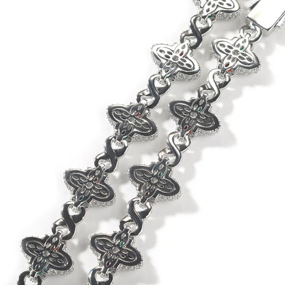 Bloom Marquise Flower Chain Necklace