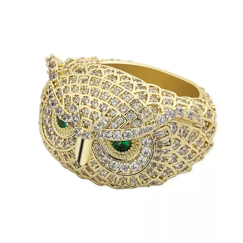 Iced Out Owl Ring