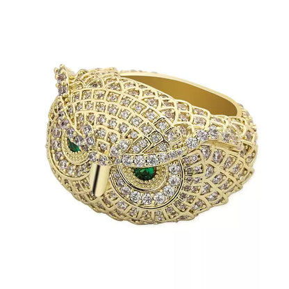 Iced Out Owl Ring