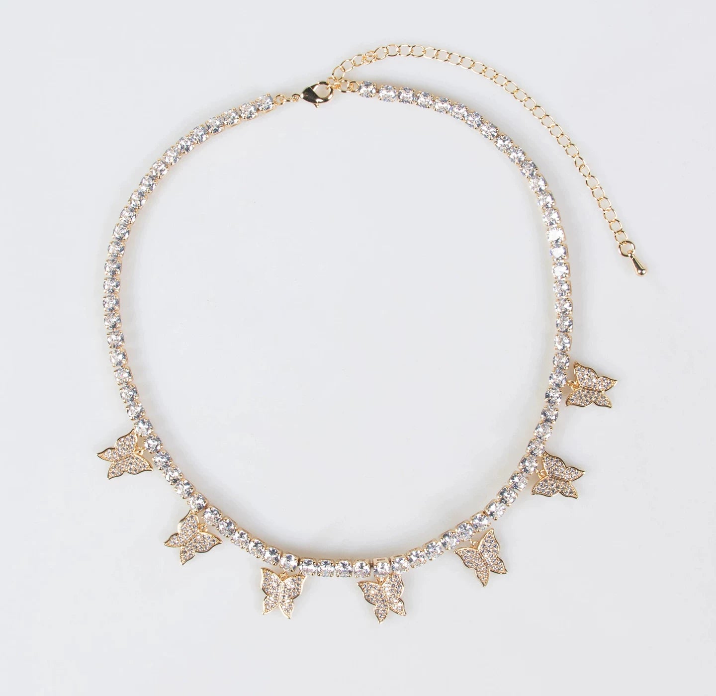 Butterfly CZ Necklace