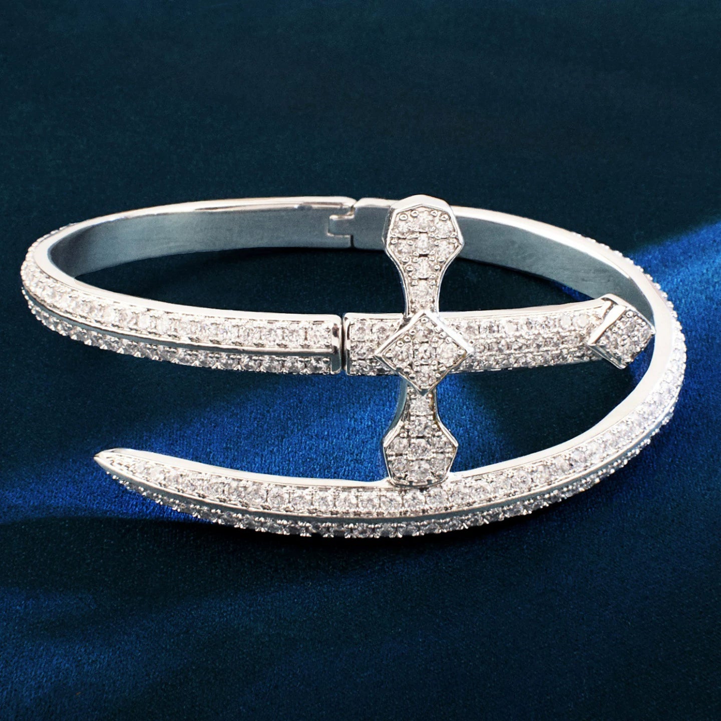 Cross Nail Bangle