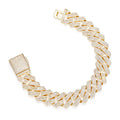 Luxe 20mm Baguette Cuban Bracelet