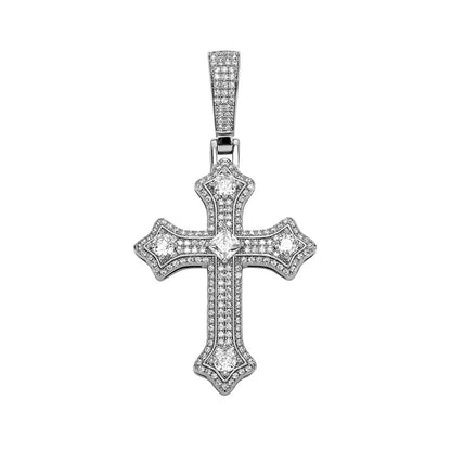 The Baroque Cross Pendant Necklace