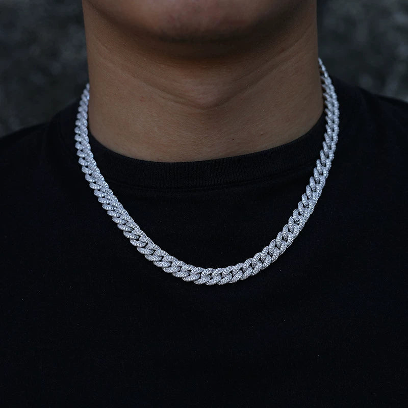 Iced Out Miami Cuban Link Chain Necklace