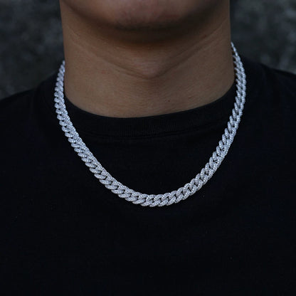 Iced Out Miami Cuban Link Chain Necklace