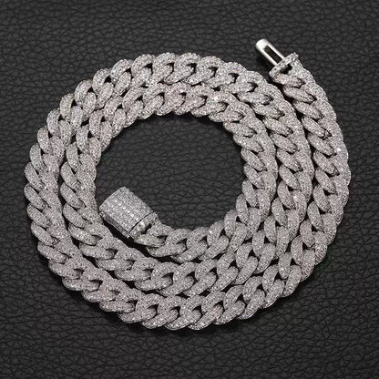 Iced Out Miami Cuban Link Chain Necklace