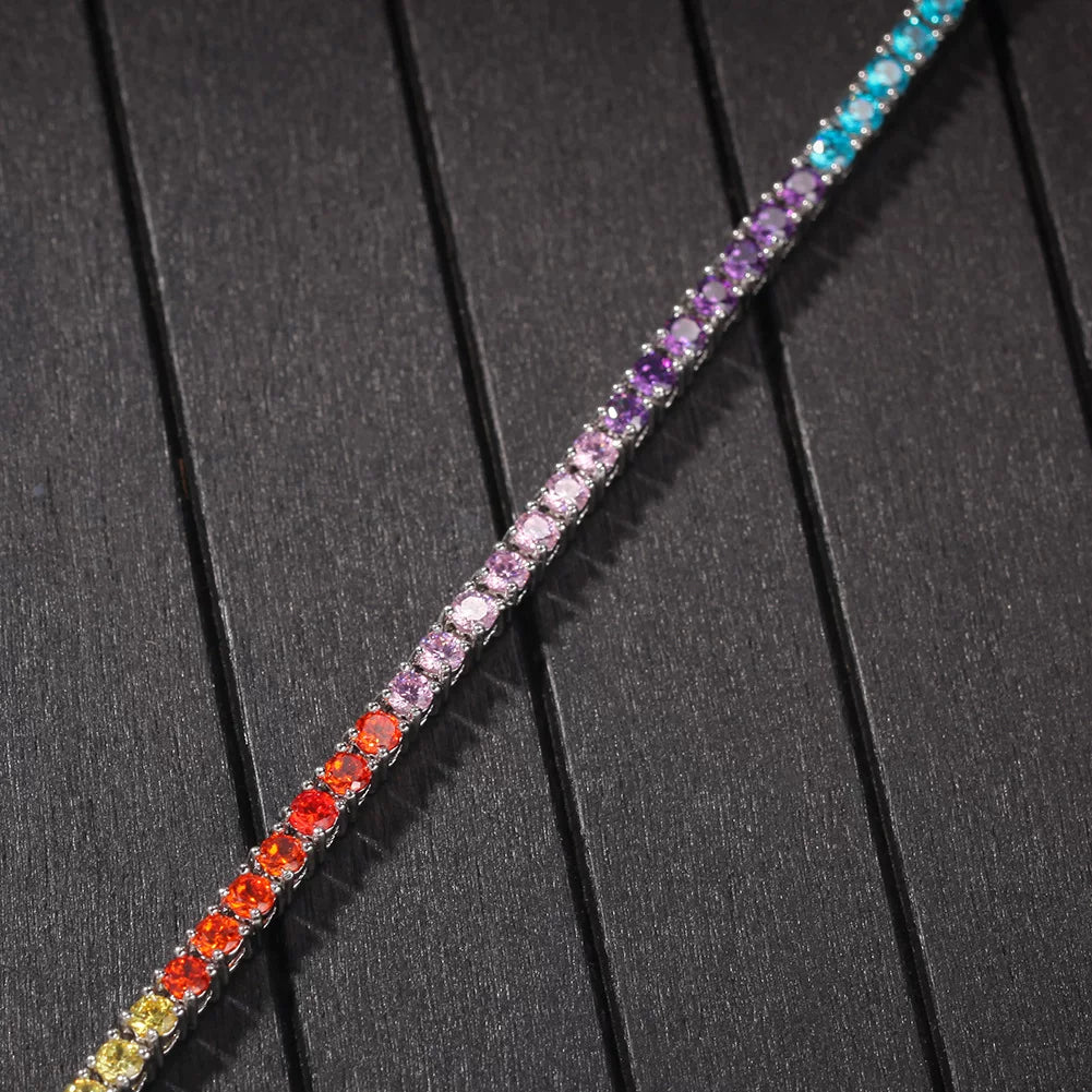 The Spectrum Tennis Bracelet