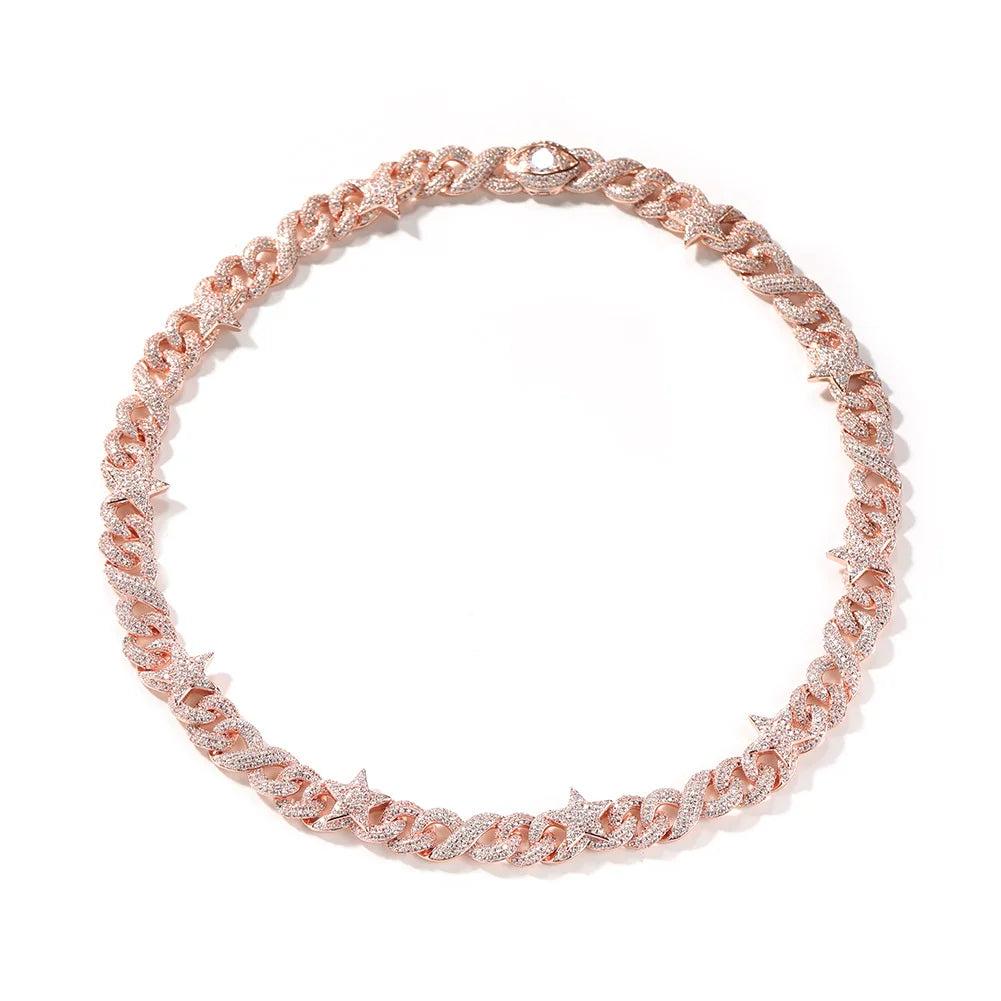 The Star Cuban Chain Necklace