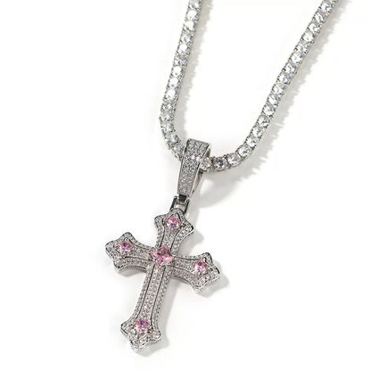 Reliquary Cross Pendant Necklace