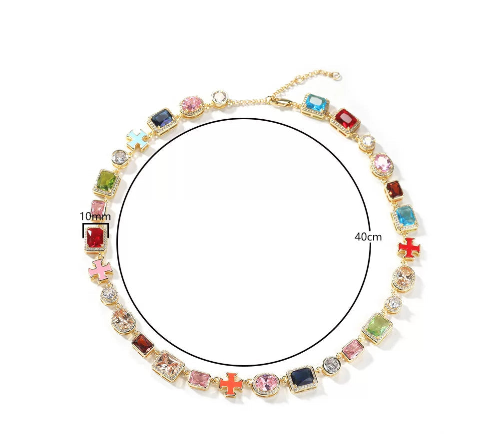 Carnival Cross Tennis Chain Set