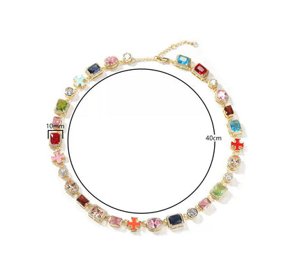 Carnival Cross Tennis Chain Set