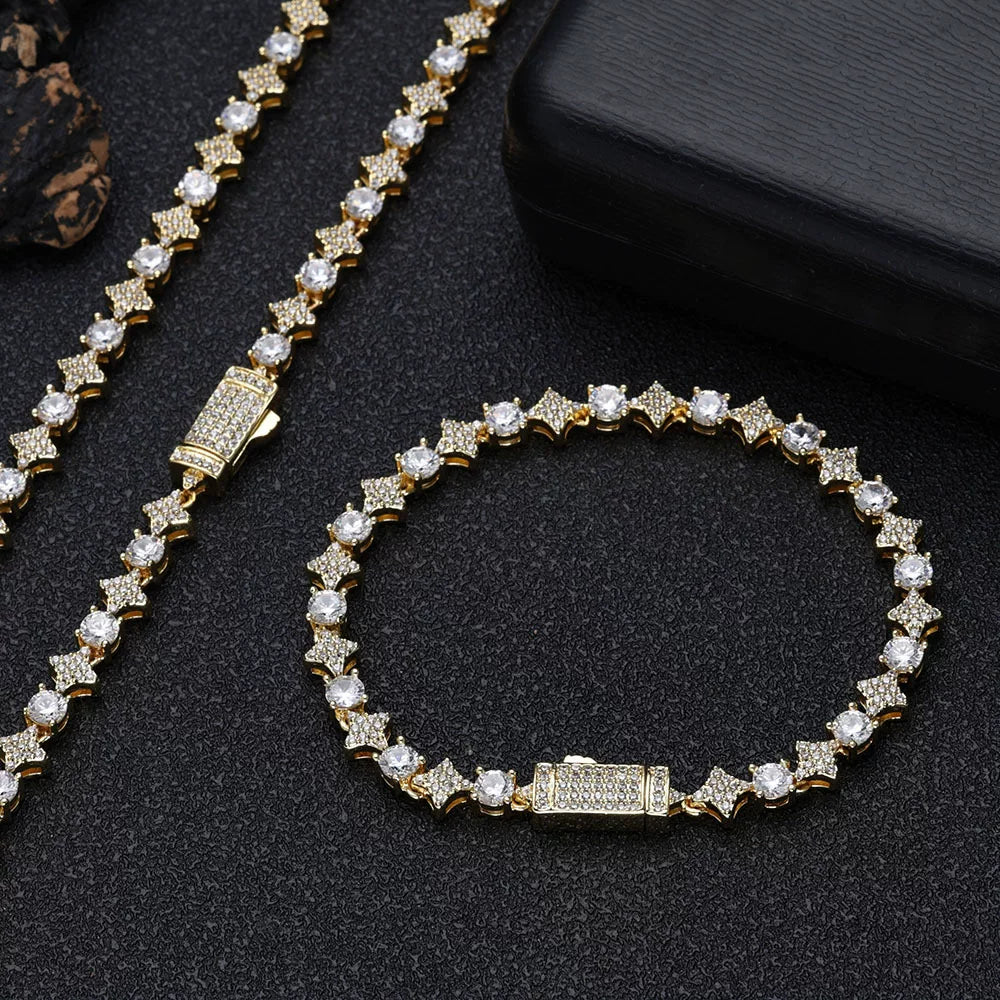 Star Link CZ Tennis Bracelet