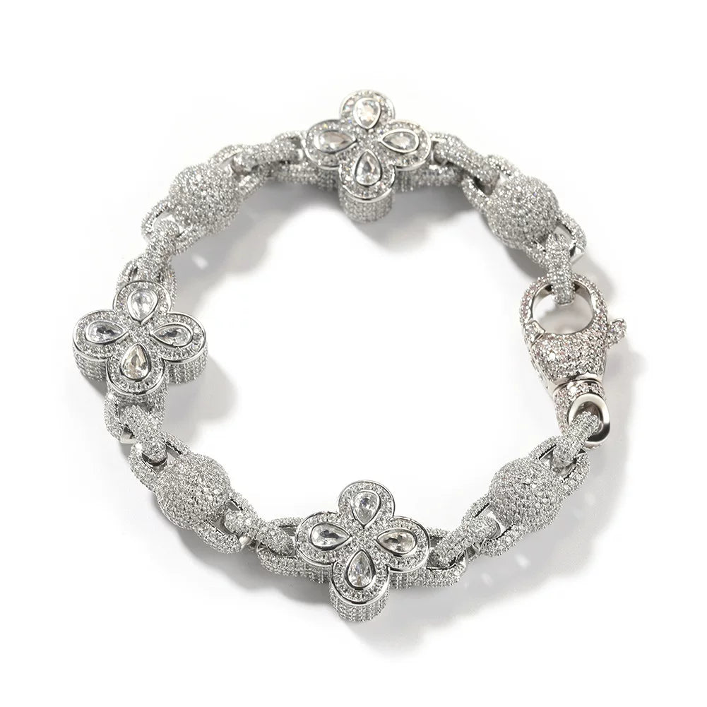Petal Bloom Iced Mariner Chain Set