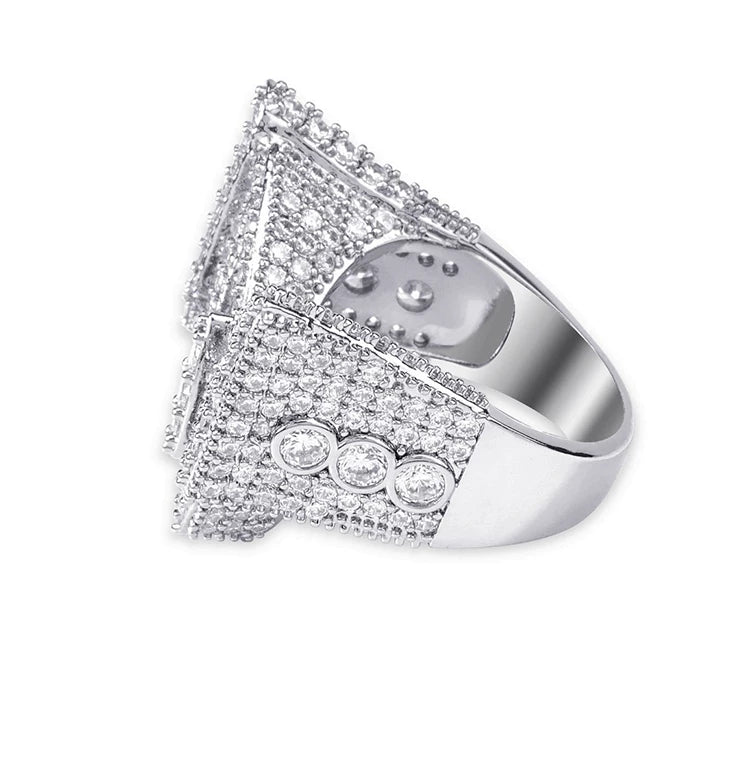 Papillon Baguette Iced Ring