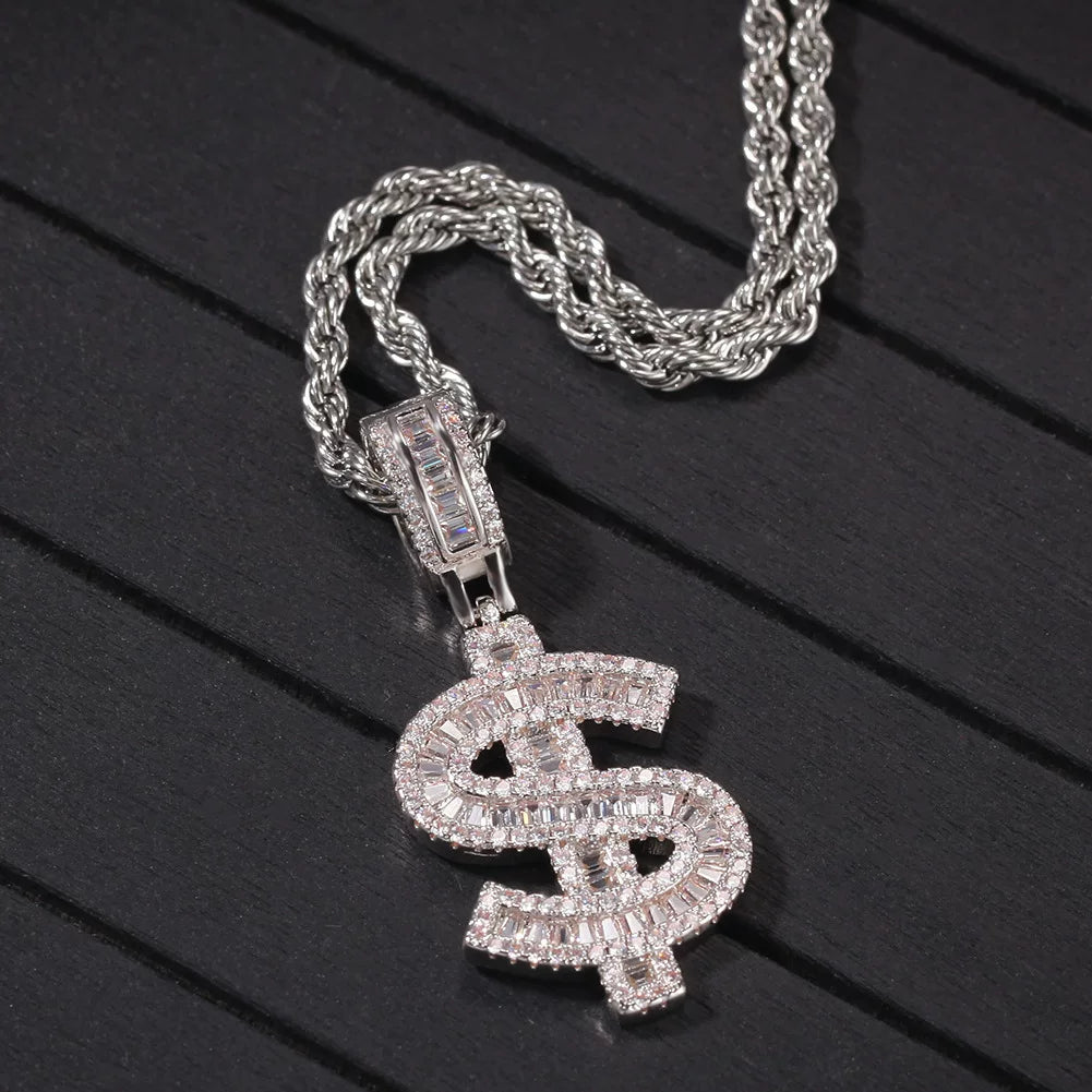 Dollar Sign Pendant Necklace