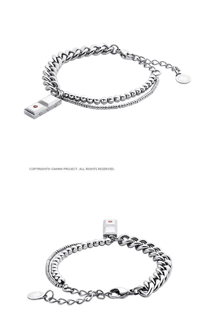 The Lock Cube Bracelet