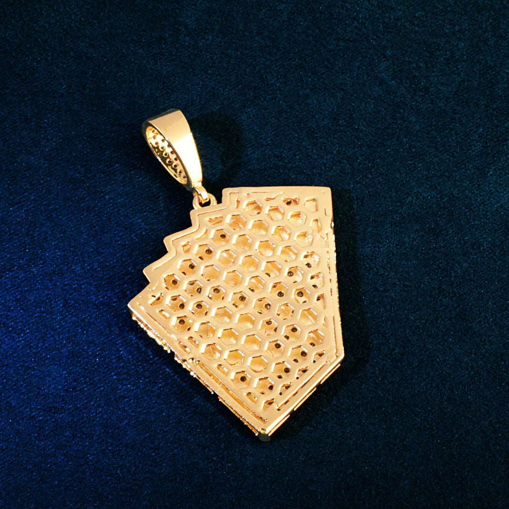 Royal Flush Pendant Necklace