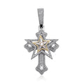 Stellar Cross Pendant Necklace