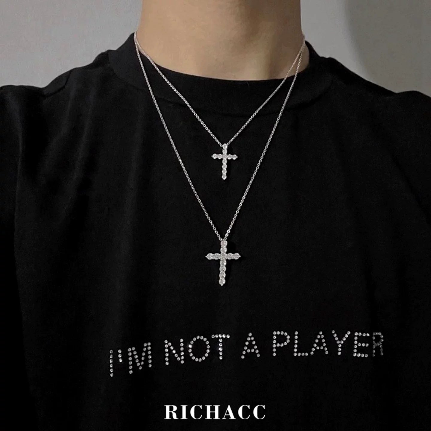 Crystal Cross Necklace