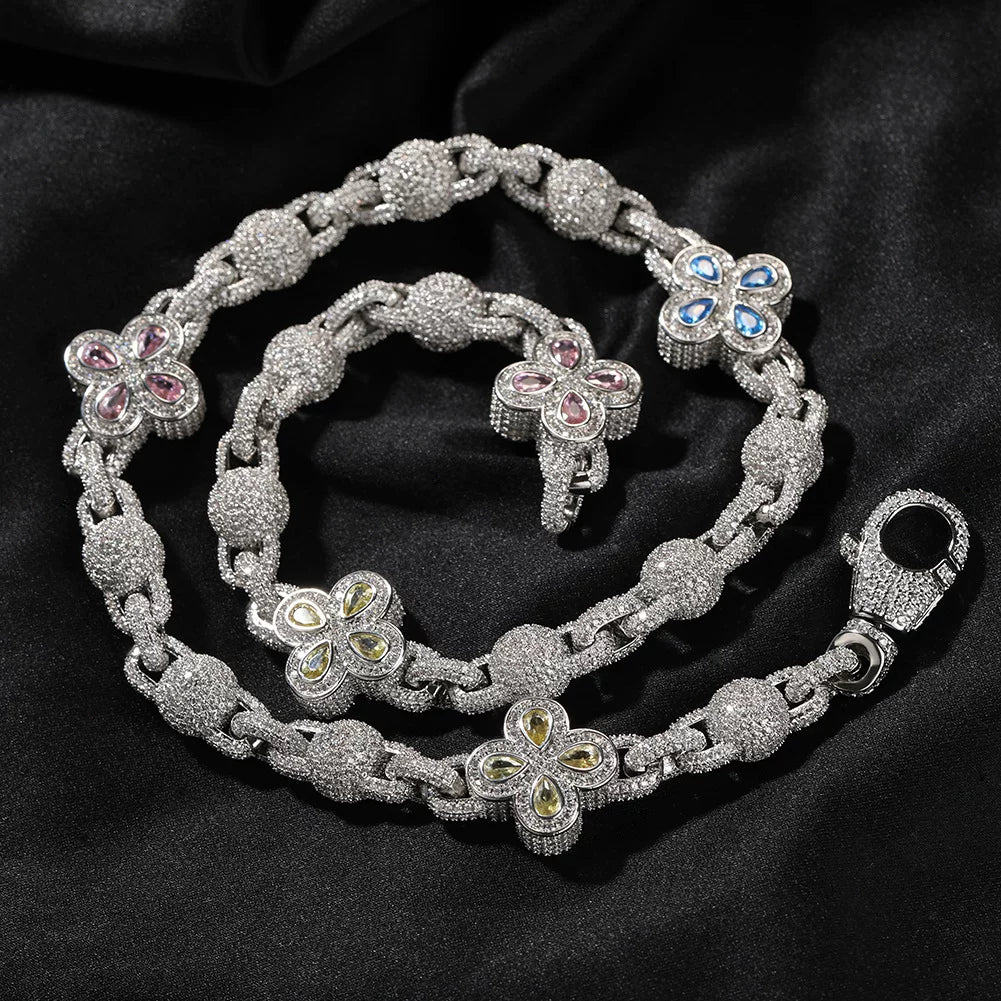 Petal Bloom Iced Mariner Chain Set